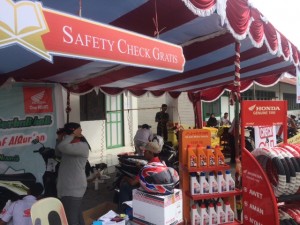 Stand Safety Check Gratis Safari Ramadhan Honda