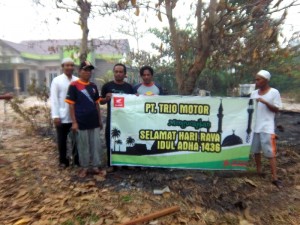 Trio Motor Sebar Kebahagiaan Lewat Hewan Qurban