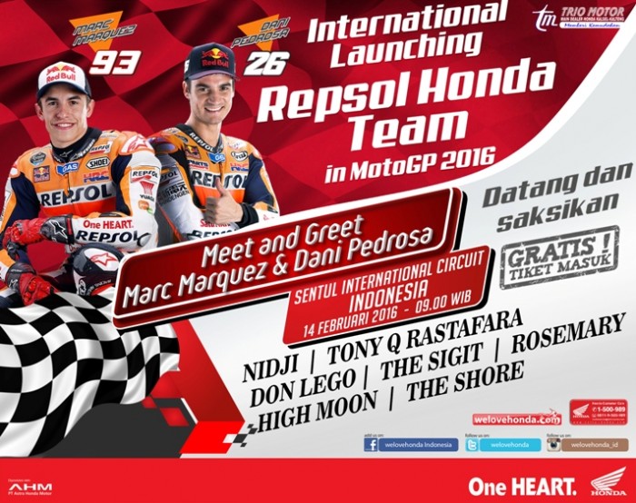 Meet & Greet Marc Marquez dan Dani Pedrosa