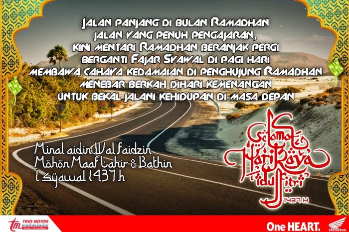 Selamat Hari Raya Idul Fitri 1437H