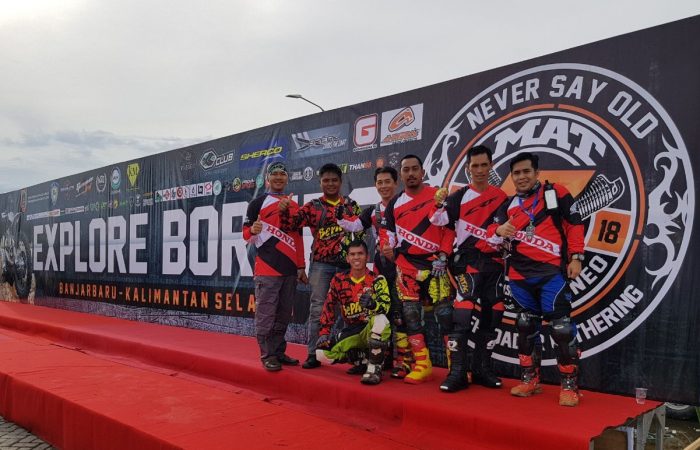 PT Trio Motor Gandeng Konsumen CRF 150L Jajal MAT 7
