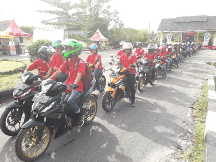Honda GTR 150, Jelajah Kota Palangkaraya Bersama Konsumen dan Komunitas