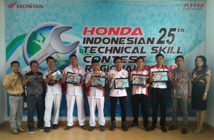 Trio Motor Gelar Kontes Mekanik Honda Se-Kalselteng