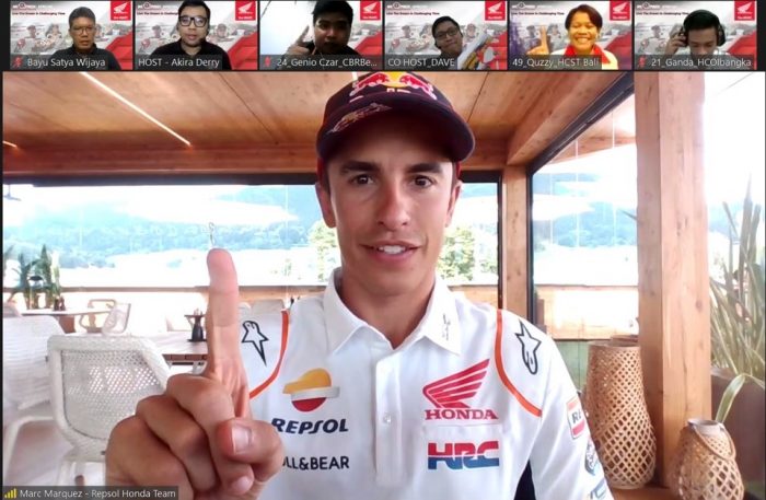 Hadapi Pandemi, Marc Marquez dan Pol Espargaro Semangati Komunitas Honda di Indonesia