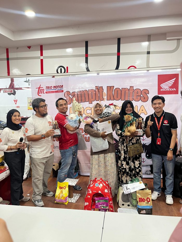 Trio Motor Sampit Gelar Kontes Kucing Ceria untuk Meningkatkan Kepedulian terhadap Hewan Peliharaan