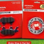 Honda Brake Shoe dan Pad Set