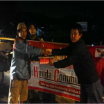 Penyerahan Hidangan Sahur oleh Anggota Honda Community