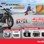 New Honda Sonic 150R Accessories, Tunjukin Jati Diri dengan Aksesoris Sporty