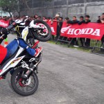 Ratusan Biker Ikuti Kompetisi Gymkhana Buktikan Kelincahan New Honda Sonic 150R