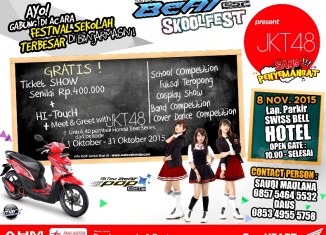 Honda Beat eSP SkoolFest with JKT48