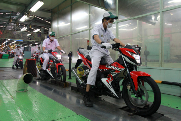 Honda Sonic Wajah Baru Tampil Makin Agresif