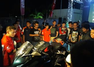 Komunitas Honda Ramaikan Acara Primiere Night Gathering All New Honda CBR 250 RR