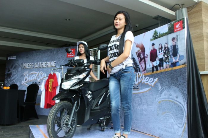 Trio Motor Kenalkan New Honda BeAT Street kepada Jurnalis