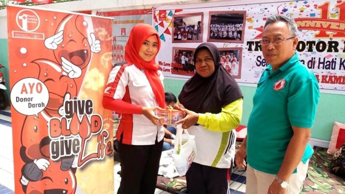 Rayakan Ulang Tahun ke-11, Trio Motor Pelaihari Gelar Kegiatan Donor Darah