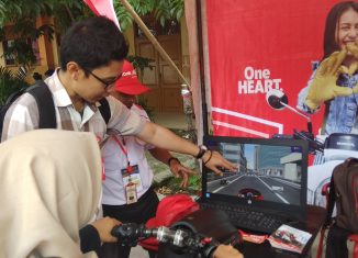 Honda Riding Trainer Ramaikan Acara Puncak Smasa Generation
