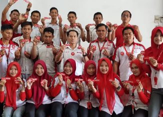 Ajak Karyawan Pakai Jaket & Helm, Pimpinan Dealer Sosialisasikan #Cari_Aman