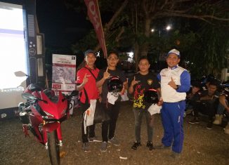 Trio Motor Kampanyekan Keselamatan Berkendara Kepada Komunitas CBR Kalselteng