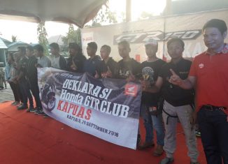 Deklarasi Honda GTR 150 Club Kapuas Berlangsung Meriah