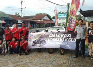 Komunitas Honda GTR Katingan Resmi “Mengaspal” Bersama PT Trio Motor