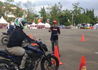 Honda Premium Matic Day Banjarbaru, Diramaikan Safety Riding Competition
