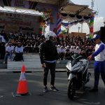 Edukasi Safety Riding, Trio Motor Bersama Polresta Banjarmasin Gaet Generasi Millenial