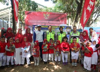 Gebyar Merah Putih, Trio Motor Sosialisasi #Cari_Aman Berlalulintas