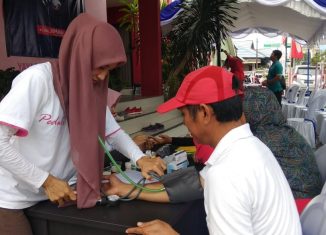 Trio Motor dan Suaka Ananda Gelar Senam Jantung Sehat