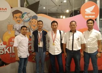 Siswa SMKN 2 Amuntai Masuk 10 Besar AHM 10th Skill Contest For Vocational School 2019 di Jakarta