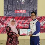 Sosialisasikan #Cari_Aman Berkendara, Trio Motor Jadikan SMK Sabilal Muhtadin Sekolah Percontohan