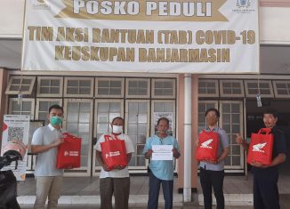 Peduli Sesama, Trio Motor Salurkan Sembako