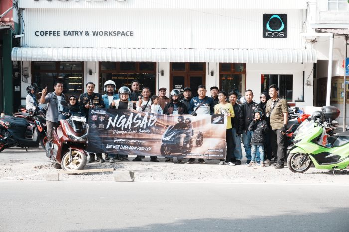 Honda Trio Motor Gelar NGASAB, Satukan Komunitas PCX dalam Touring Seru