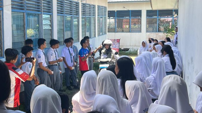 Lewat Safety Riding, Honda Trio Motor Bangun Kesadaran Berkendara Aman di Kalangan Pelajar SMAN 1 Kuala Kapuas