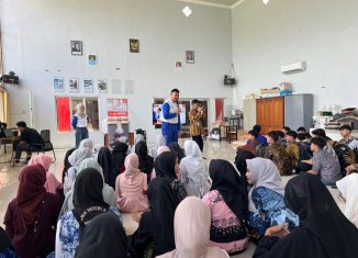 Sasar Gen Z, Trio Motor Ajak Siswa SMKN 2 Banjarmasin Tetap Kece dan Aman di Jalan Lewat #Cari_Aman